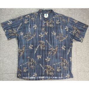 Kahala Men's Vintage Handcrafted Button Up Short Sleeve‎ Hawaiian Shirt Size XL